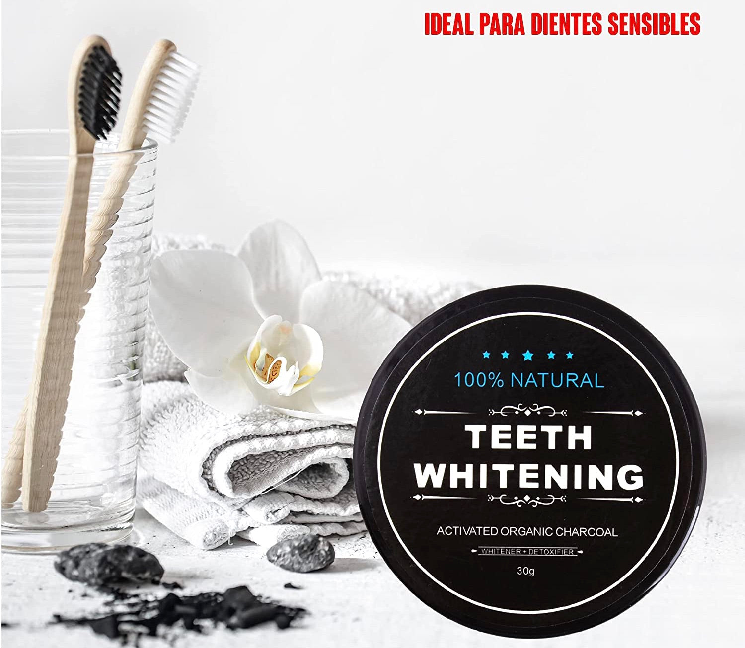 Blanqueador carbon activo